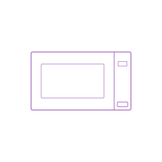Fixtures Microwave Ge Profile Built In Microwave Oven 2.2 Cu Ft Line Art Svg Vector, Free Vectors File
